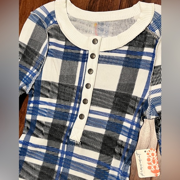 NWT Free People Rally Printed Layer Top Small Hanley S - Picture 2 of 9